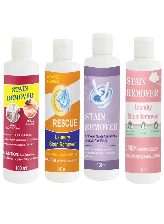 مجموعة مزيلات البقع من توفوس، تتضمن مزيل بقع أحمر، برتقالي، بنفسجي، ووردي | محلول تنظيف متعدد الأسطح للملابس والأقمشة والمفروشات (100 غرام لكل عبوة) - Image 1